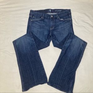 7 For All Mankind A Pocket Dark Wash Size 30